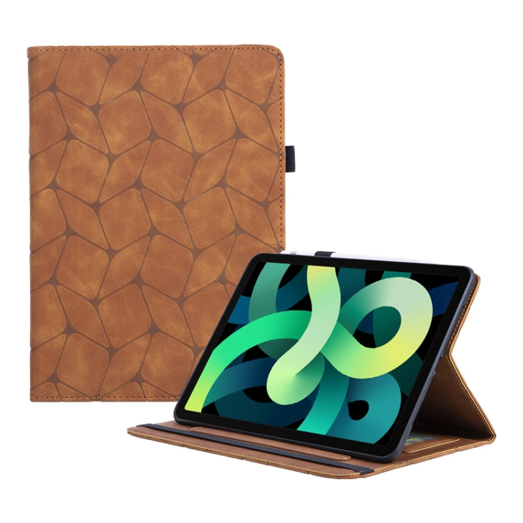 Étui en cuir à motif géométrique gaufré pour tablette, pour iPad 10e génération 10.9 (2022), iPad Air 11 (2025/2024), iPad Pro 11 (2022/2021/2020), iPad 10.2 (2021/2020/10.5), iPad Air/Air 2/9.7 (2018)