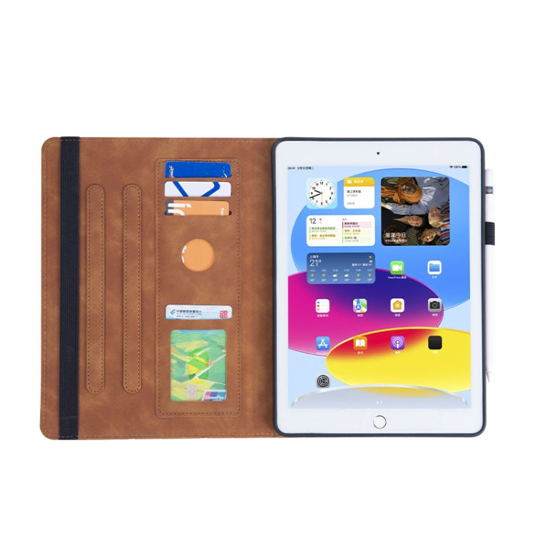 Étui en cuir à motif géométrique gaufré pour tablette, pour iPad 10e génération 10.9 (2022), iPad Air 11 (2025/2024), iPad Pro 11 (2022/2021/2020), iPad 10.2 (2021/2020/10.5), iPad Air/Air 2/9.7 (2018)