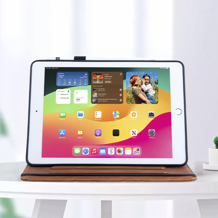 Étui en cuir à motif géométrique gaufré pour tablette, pour iPad 10e génération 10.9 (2022), iPad Air 11 (2025/2024), iPad Pro 11 (2022/2021/2020), iPad 10.2 (2021/2020/10.5), iPad Air/Air 2/9.7 (2018)