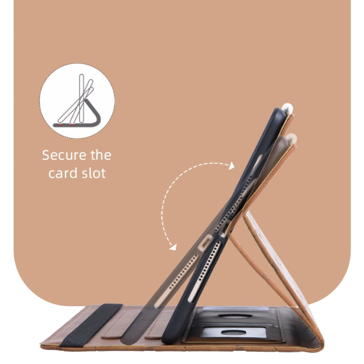Étui en cuir à motif géométrique gaufré pour tablette, pour iPad 10e génération 10.9 (2022), iPad Air 11 (2025/2024), iPad Pro 11 (2022/2021/2020), iPad 10.2 (2021/2020/10.5), iPad Air/Air 2/9.7 (2018)