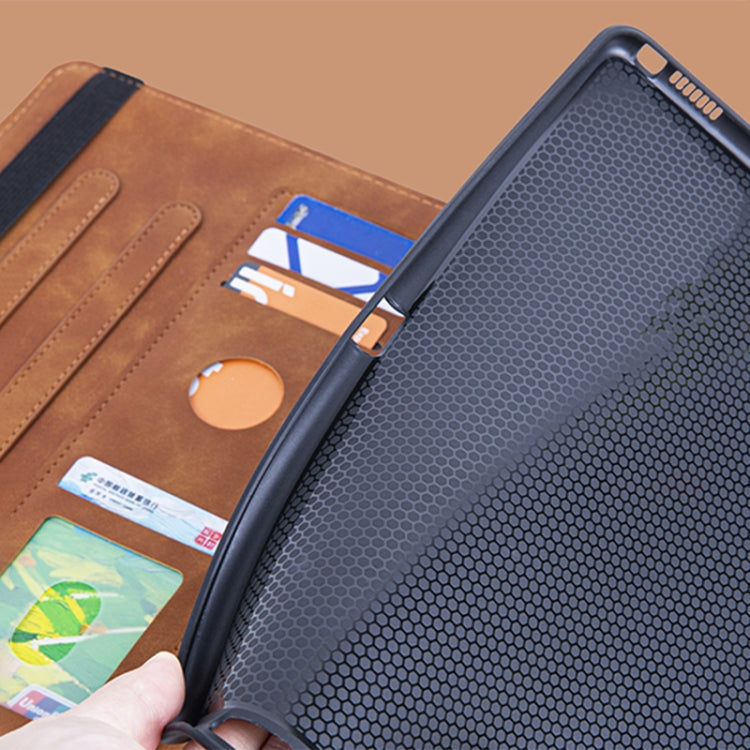 Étui en cuir à motif géométrique gaufré pour tablette, pour iPad 10e génération 10.9 (2022), iPad Air 11 (2025/2024), iPad Pro 11 (2022/2021/2020), iPad 10.2 (2021/2020/10.5), iPad Air/Air 2/9.7 (2018)