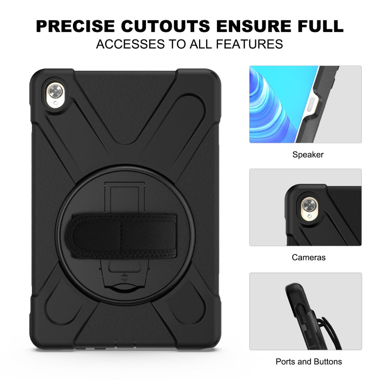 Étui de protection antichoc en silicone coloré et PC avec support et dragonne
