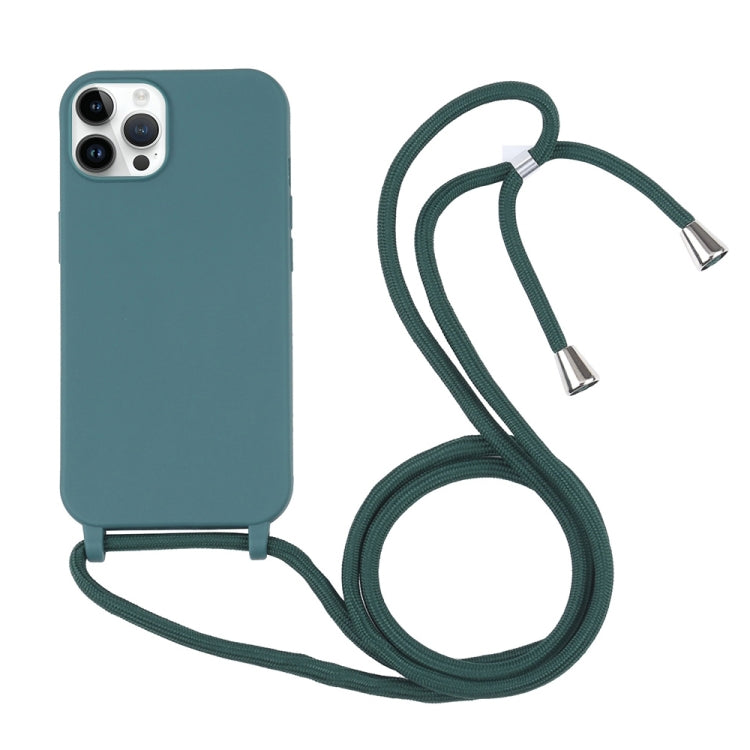 Candy Colors TPU Protective Phone Case with Lanyard, For iPhone 16 Plus, For iPhone 16, For iPhone 15 Pro Max