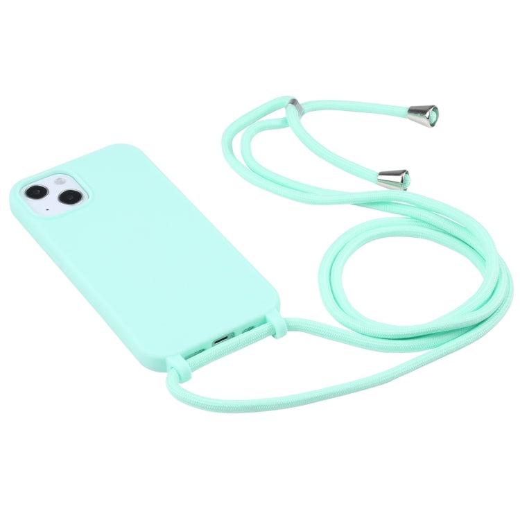 Candy Colors TPU Protective Phone Case with Lanyard, For iPhone 16 Plus, For iPhone 16, For iPhone 15 Pro Max