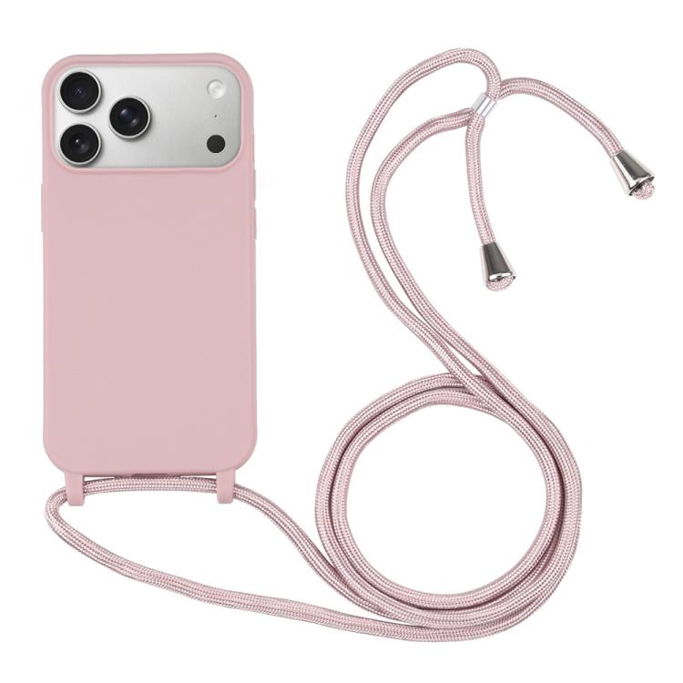 Candy Colors TPU Protective Phone Case with Lanyard, For iPhone 17 Pro Max, For iPhone 17 Pro, For iPhone 17