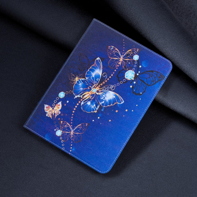 Étui en cuir à dessin coloré pour tablette, pour iPad Air 13 (2025/2024) et iPad Pro 11 (2024).