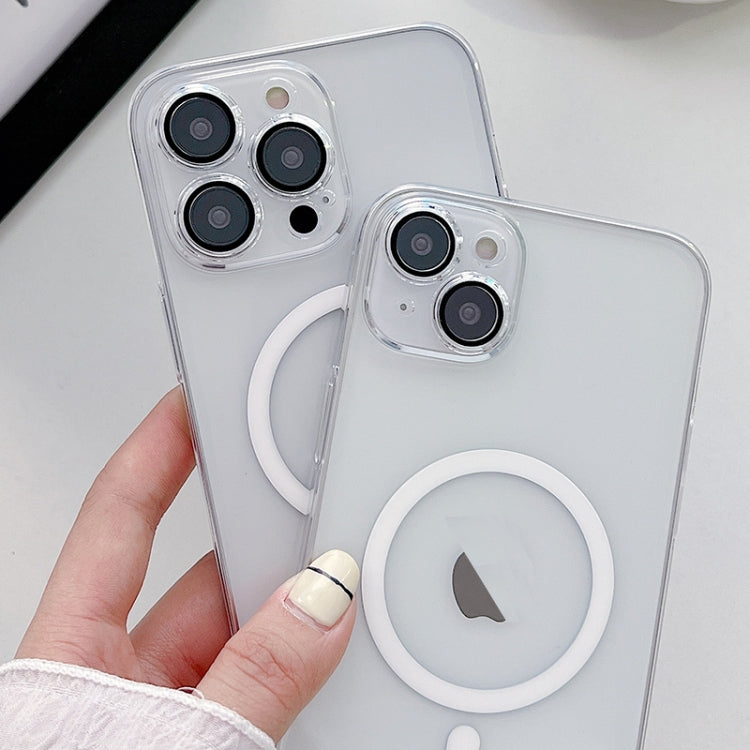 Clear PC MagSafe Phone Case with Lens Film, For iPhone 15 Pro Max, For iPhone 15 Pro, For iPhone 15 Plus, For iPhone 15, For iPhone 14 Plus, For iPhone 14, For iPhone 14 Pro, For iPhone 14 Pro Max, For iPhone 13 Pro Max, For iPhone 13 Pro, For iPhone 1...