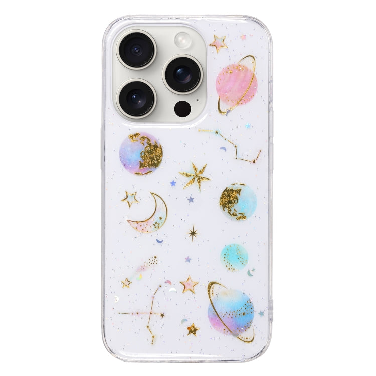 Cosmic Star Glitter Epoxy TPU Phone Case, For iPhone 16 Pro Max, For iPhone 16 Pro, For iPhone 16 Plus, For iPhone 16, For iPhone 15 Pro Max, For iPhone 15 Pro, For iPhone 15 Plus, For iPhone 15, For iPhone 14 Plus, For iPhone 14, For iPhone 14 Pro    ...