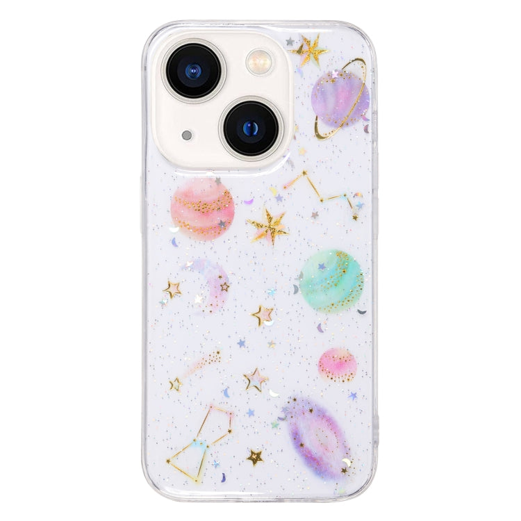 Cosmic Star Glitter Epoxy TPU Phone Case, For iPhone 16 Pro Max, For iPhone 16 Pro, For iPhone 16 Plus, For iPhone 16, For iPhone 15 Pro Max, For iPhone 15 Pro, For iPhone 15 Plus, For iPhone 15, For iPhone 14 Plus, For iPhone 14, For iPhone 14 Pro    ...