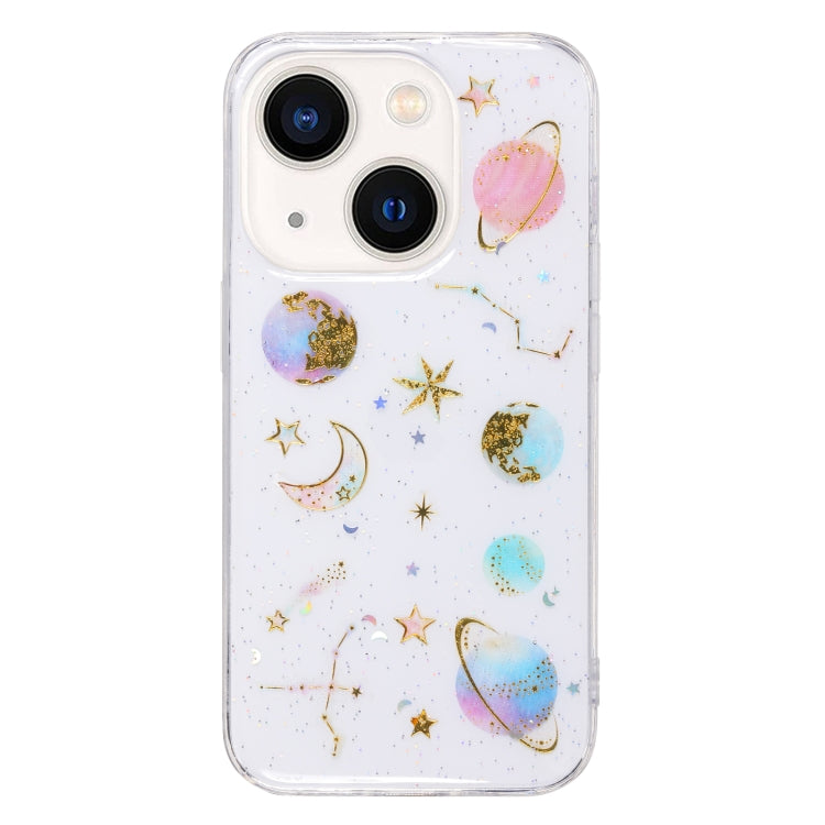 Cosmic Star Glitter Epoxy TPU Phone Case, For iPhone 13 Pro Max, For iPhone 13 Pro, For iPhone 13, For iPhone 12 / 12 Pro, For iPhone 12 Pro Max