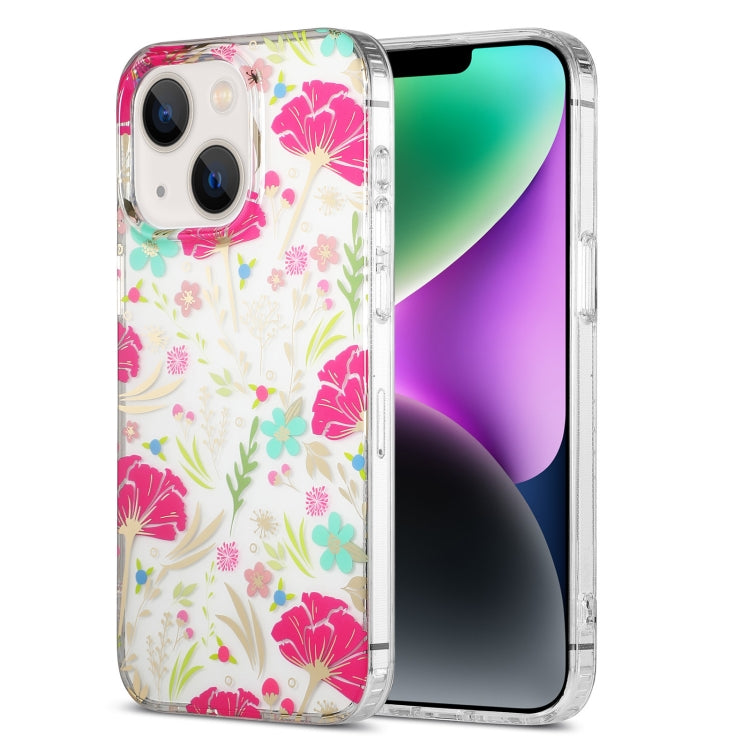 Dual-side Laminating IMD PC Hybrid TPU Phone Case, For iPhone 15, For iPhone 14 Plus, For iPhone 14