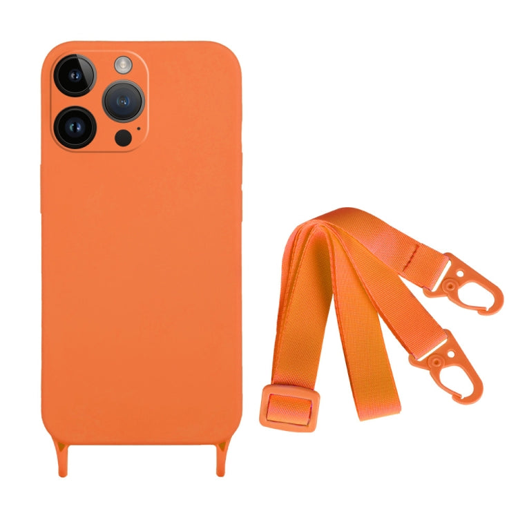 Fine Hole Silicone Phone Case with Lanyard, For iPhone 13 Pro Max, For iPhone 13 Pro, For iPhone 13