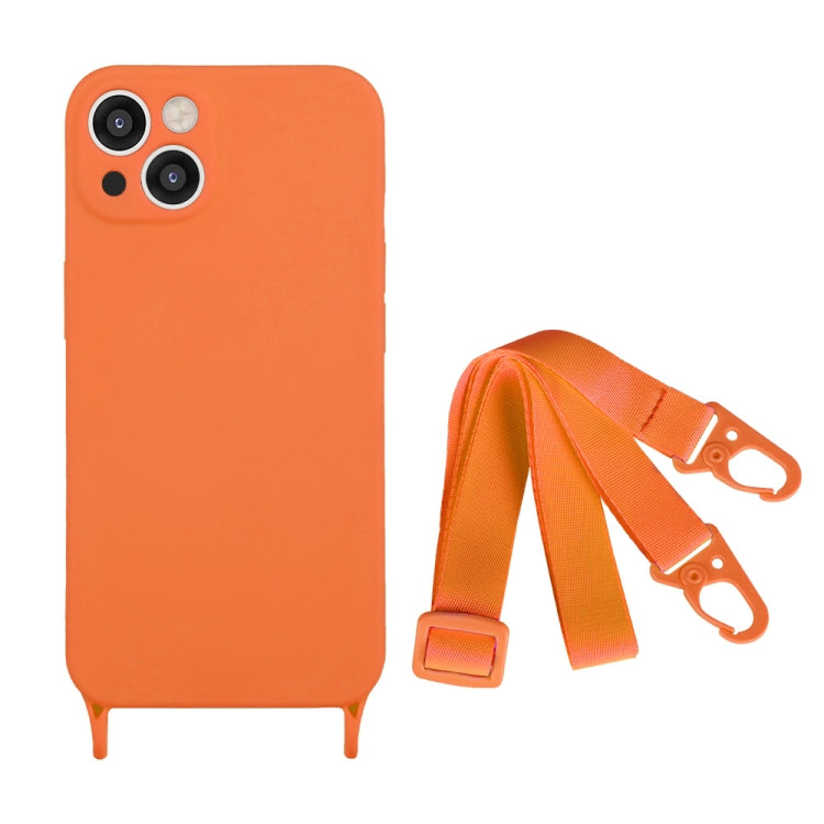 Fine Hole Silicone Phone Case with Lanyard, For iPhone 13 Pro Max, For iPhone 13 Pro, For iPhone 13
