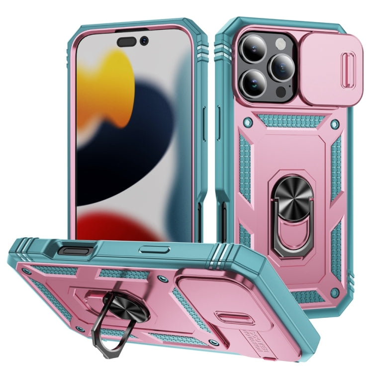 Sliding Camshield TPU + PC Phone Case with Holder