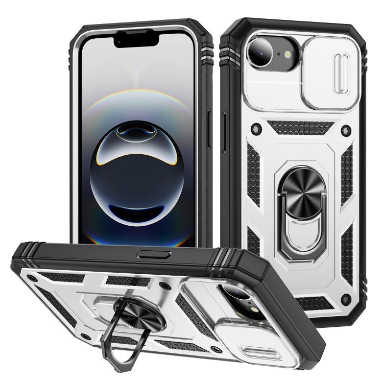 Sliding Camshield TPU + PC Phone Case with Holder