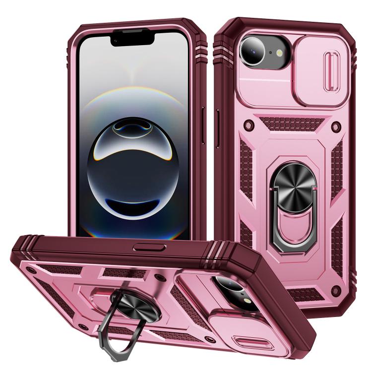 Sliding Camshield TPU + PC Phone Case with Holder