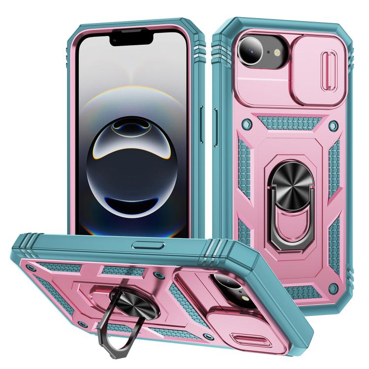 Sliding Camshield TPU + PC Phone Case with Holder