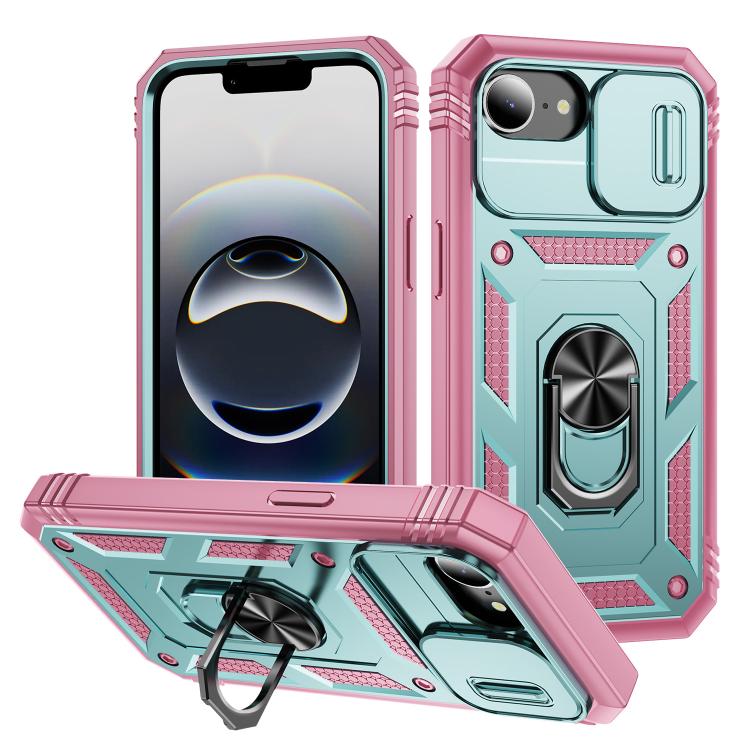 Sliding Camshield TPU + PC Phone Case with Holder