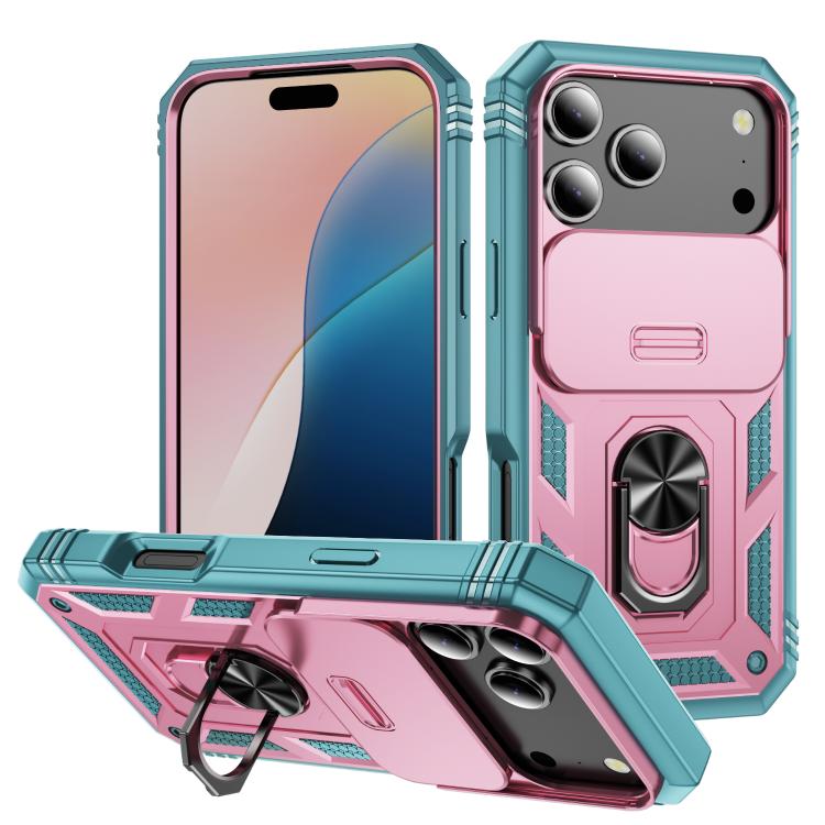 Sliding Camshield TPU + PC Phone Case with Holder