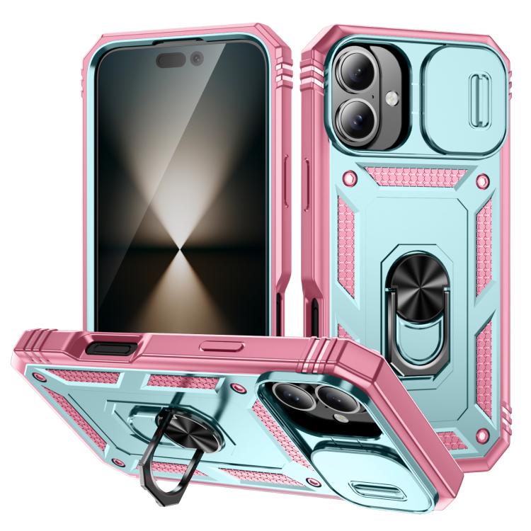 Sliding Camshield TPU + PC Phone Case with Holder
