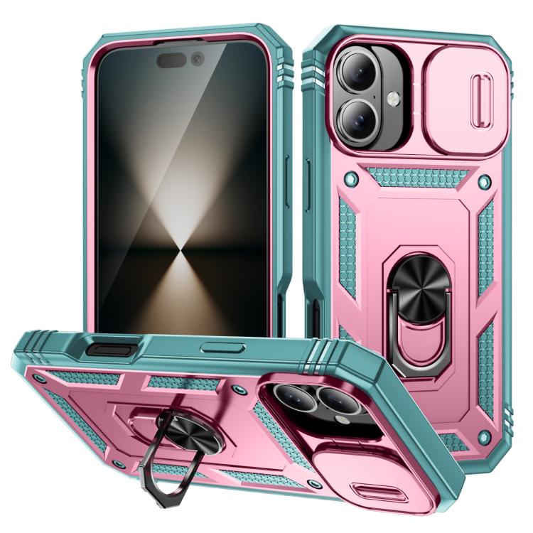 Sliding Camshield TPU + PC Phone Case with Holder