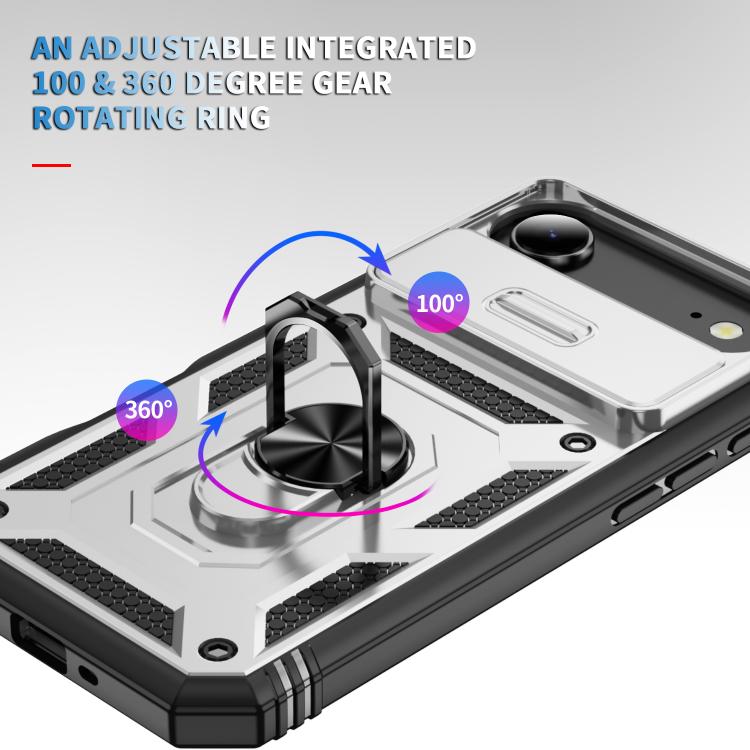 Sliding Camshield TPU + PC Phone Case with Holder
