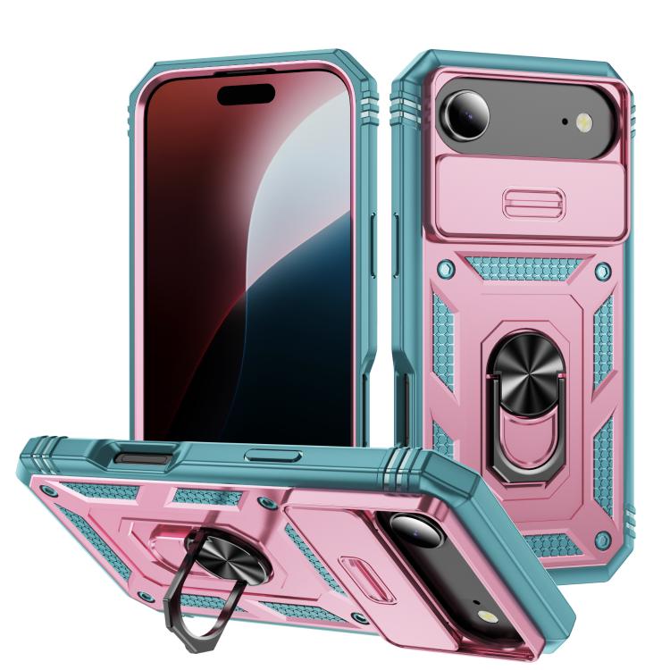 Sliding Camshield TPU + PC Phone Case with Holder