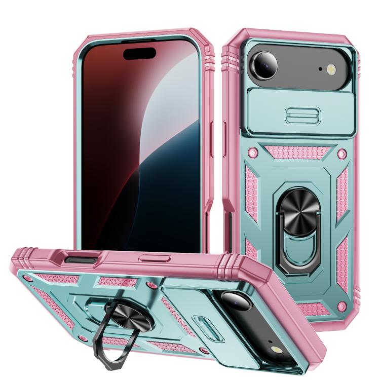 Sliding Camshield TPU + PC Phone Case with Holder