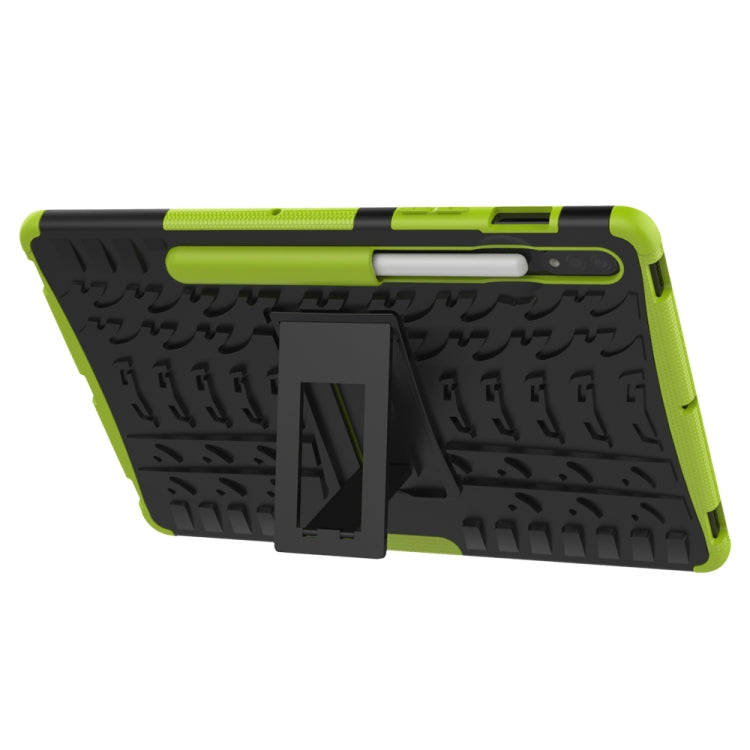 Tire Texture Shockproof TPU+PC Protective Case with Holder, For Samsung Galaxy Tab S8 / Galaxy Tab S7 T870 / T875, For Xiaomi Redmi 9A, For OPPO A52 / A72 / A92