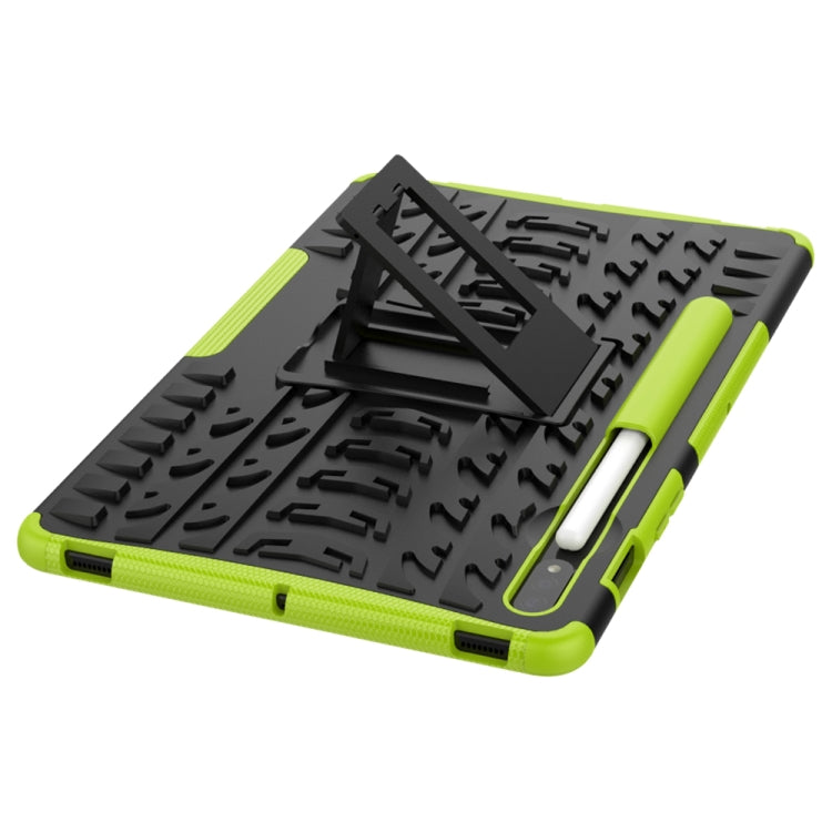 Tire Texture Shockproof TPU+PC Protective Case with Holder, For Samsung Galaxy Tab S8 / Galaxy Tab S7 T870 / T875, For Xiaomi Redmi 9A, For OPPO A52 / A72 / A92