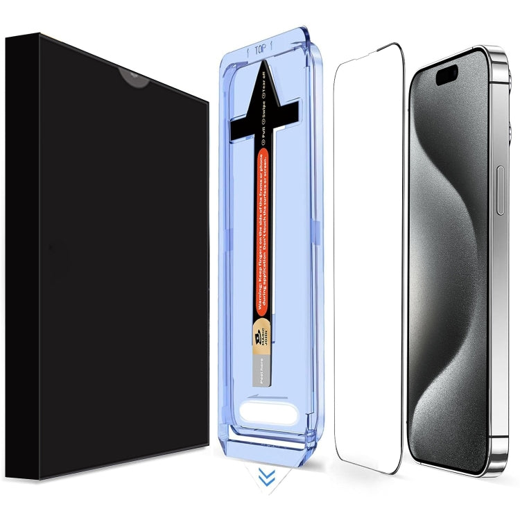 LK Easy Install HD Tempered Glass Film, For iPhone 18 Pro, For iPhone 18 Pro Max, For iPhone 17 Pro Max, For iPhone 17 Pro, For iPhone 17, For iPhone Air, For iPhone 16 Pro Max, For iPhone 16 Pro, For iPhone 16 Plus, For iPhone 16, For iPhone 15 Pro Ma...
