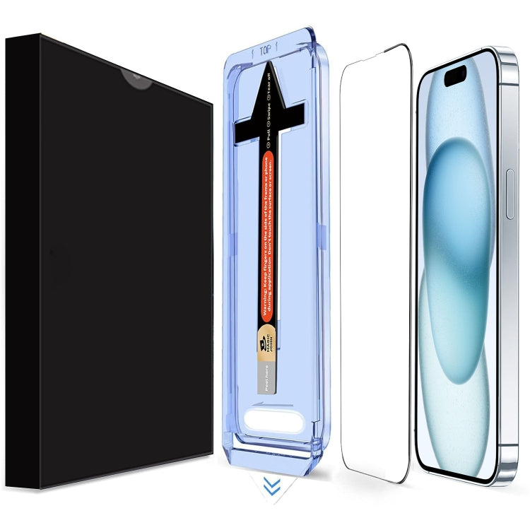 LK Easy Install HD Tempered Glass Film, For iPhone 18 Pro, For iPhone 18 Pro Max, For iPhone 17 Pro Max, For iPhone 17 Pro, For iPhone 17, For iPhone Air, For iPhone 16 Pro Max, For iPhone 16 Pro, For iPhone 16 Plus, For iPhone 16, For iPhone 15 Pro Ma...
