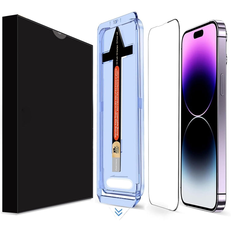 LK Easy Install HD Tempered Glass Film, For iPhone 18 Pro, For iPhone 18 Pro Max, For iPhone 17 Pro Max, For iPhone 17 Pro, For iPhone 17, For iPhone Air, For iPhone 16 Pro Max, For iPhone 16 Pro, For iPhone 16 Plus, For iPhone 16, For iPhone 15 Pro Ma...