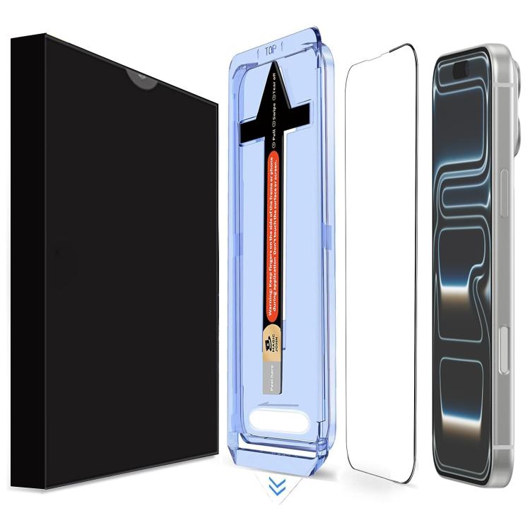 LK Easy Install HD Tempered Glass Film, For iPhone 18 Pro, For iPhone 18 Pro Max, For iPhone 17 Pro Max, For iPhone 17 Pro, For iPhone 17, For iPhone Air, For iPhone 16 Pro Max, For iPhone 16 Pro, For iPhone 16 Plus, For iPhone 16, For iPhone 15 Pro Ma...