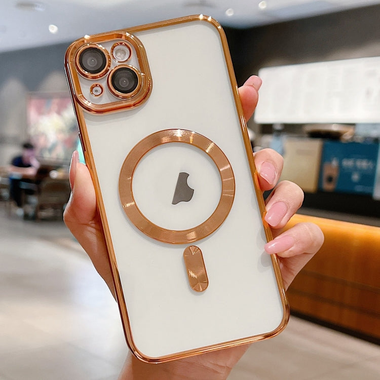 Electroplating MagSafe Phone Case, For iPhone 15, For iPhone 14 Plus, For iPhone 14