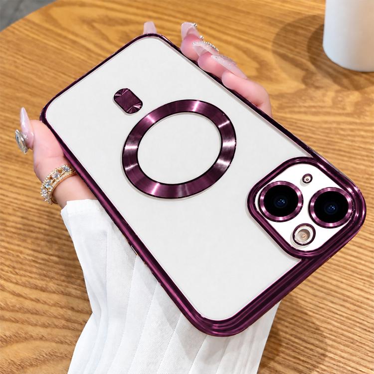 Electroplating MagSafe Phone Case for iPhone 14 Pro Max and 13 Pro Max TPU