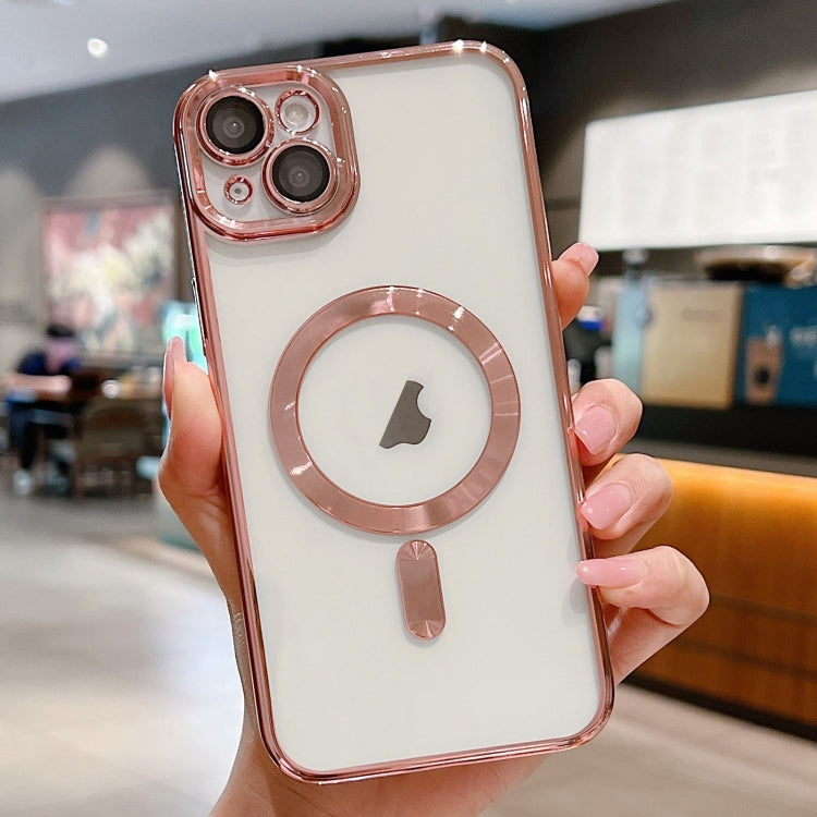 Electroplating MagSafe Phone Case, For iPhone 15, For iPhone 14 Plus, For iPhone 14
