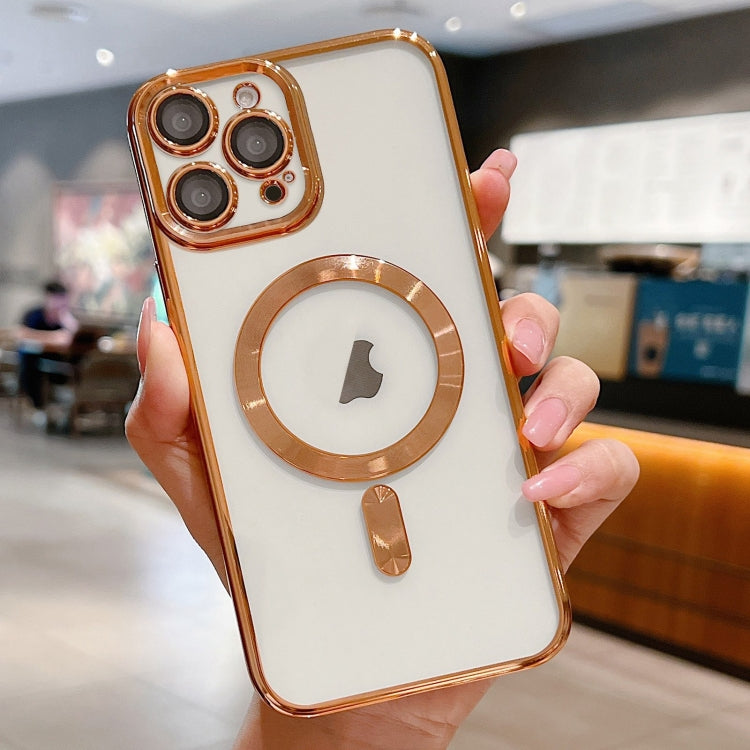 Electroplating MagSafe Phone Case, For iPhone 15, For iPhone 14 Plus, For iPhone 14