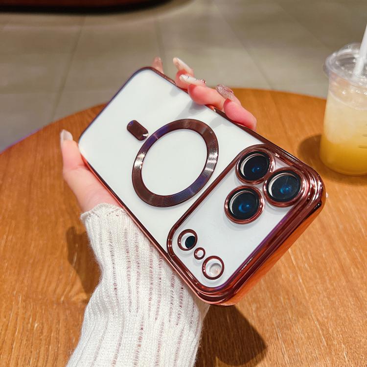 Electroplating MagSafe Phone Case, For iPhone 17 Pro Max, For iPhone 17 Pro, For iPhone 17