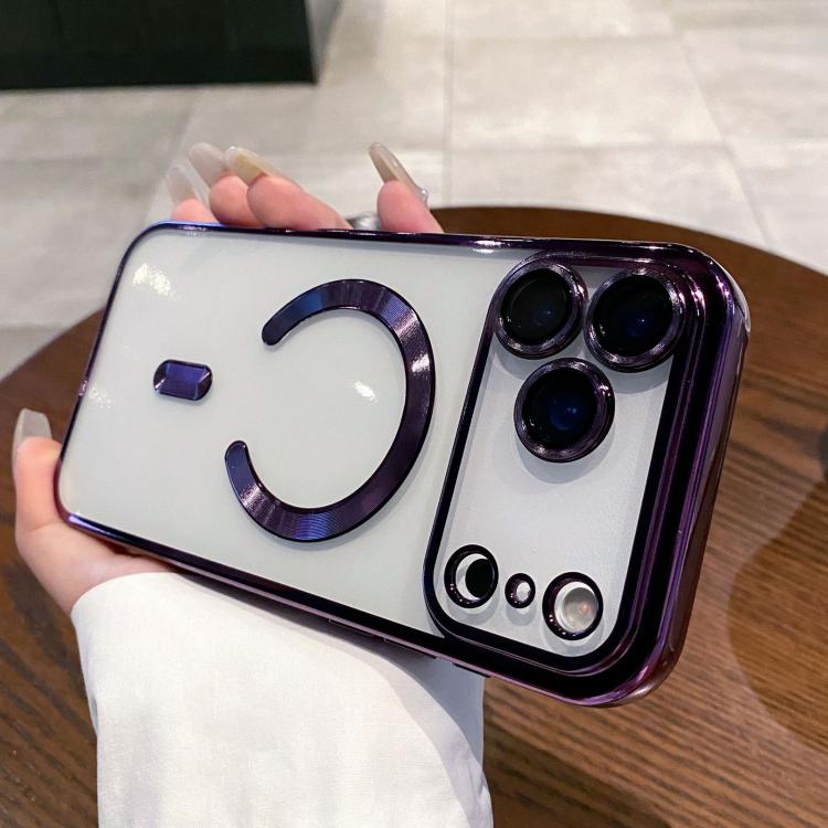 Electroplating MagSafe Phone Case, For iPhone 16 Pro, For iPhone 16 Plus, For iPhone 16