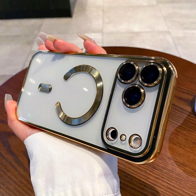 Electroplating MagSafe Phone Case, For iPhone 16 Pro, For iPhone 16 Plus, For iPhone 16