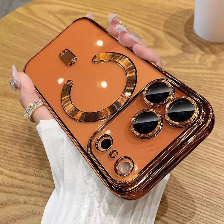 Electroplating MagSafe Phone Case, For iPhone 17 Air, For iPhone 16e, For iPhone 16 Pro Max