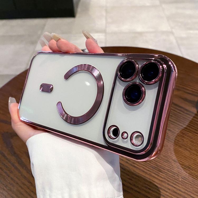 Electroplating MagSafe Phone Case, For iPhone 16 Pro, For iPhone 16 Plus, For iPhone 16