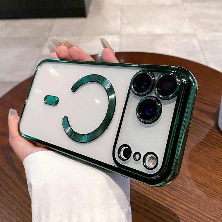 Electroplating MagSafe Phone Case, For iPhone 16 Pro, For iPhone 16 Plus, For iPhone 16
