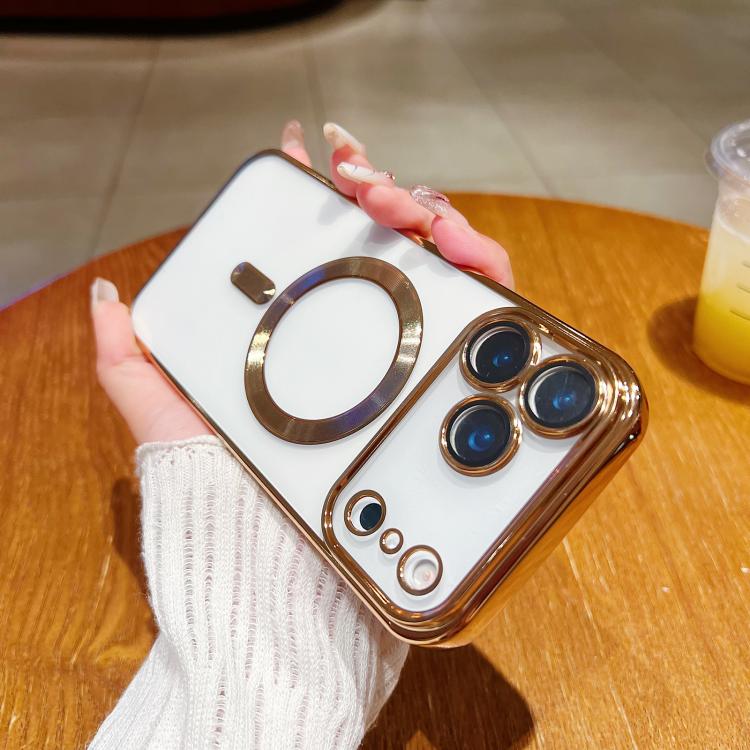 Electroplating MagSafe Phone Case, For iPhone 17 Air, For iPhone 16e, For iPhone 16 Pro Max