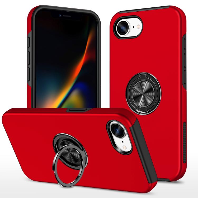 PC + TPU Magnetic Phone Case with Invisible Ring Holder, For iPhone 17 Pro Max, For iPhone 17, For iPhone 16e