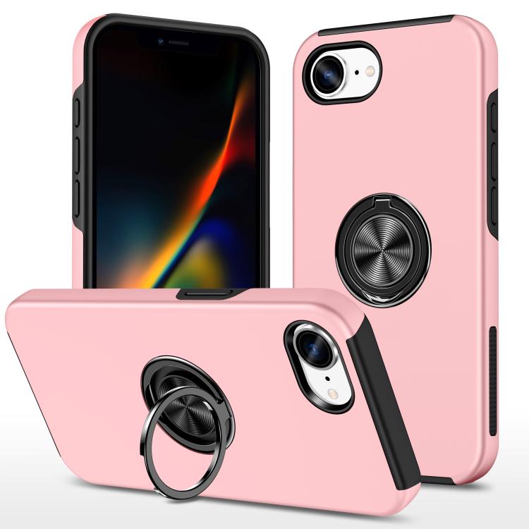 PC + TPU Magnetic Phone Case with Invisible Ring Holder, For iPhone 17 Pro Max, For iPhone 17, For iPhone 16e