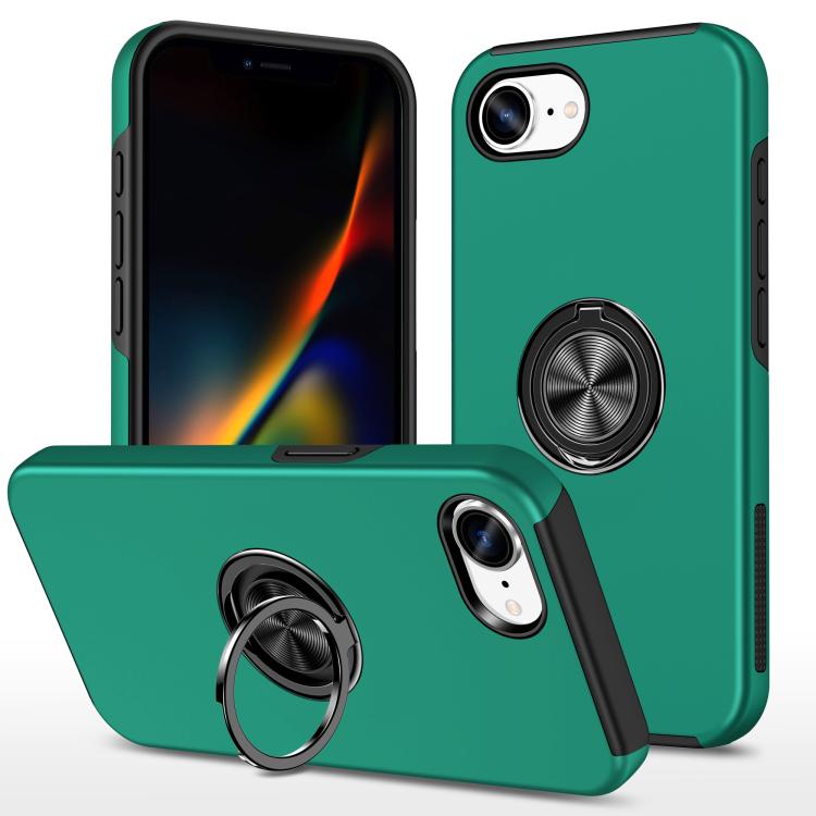 PC + TPU Magnetic Phone Case with Invisible Ring Holder, For iPhone 17 Pro Max, For iPhone 17, For iPhone 16e