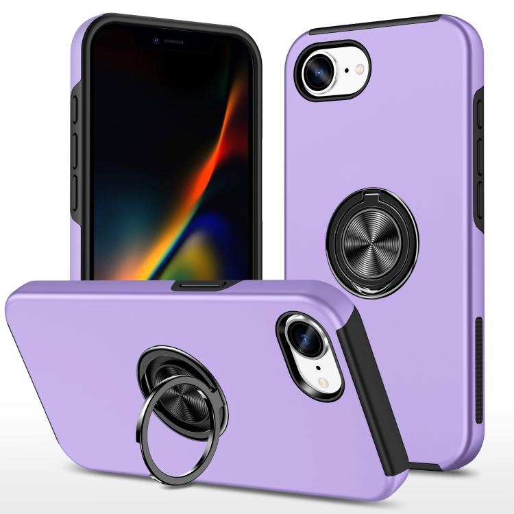 PC + TPU Magnetic Phone Case with Invisible Ring Holder, For iPhone 17 Pro Max, For iPhone 17, For iPhone 16e