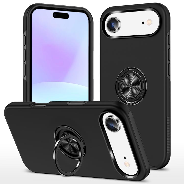 PC + TPU Magnetic Phone Case with Invisible Ring Holder, For iPhone Air, For iPhone 16 Pro Max, For iPhone 16 Pro